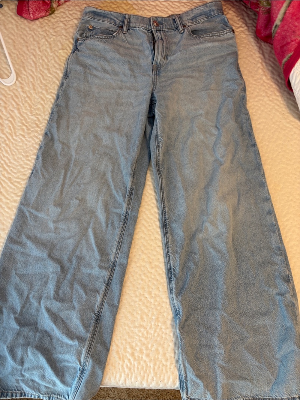 American Eagle Outfitters Light Blue wide leg Jeans